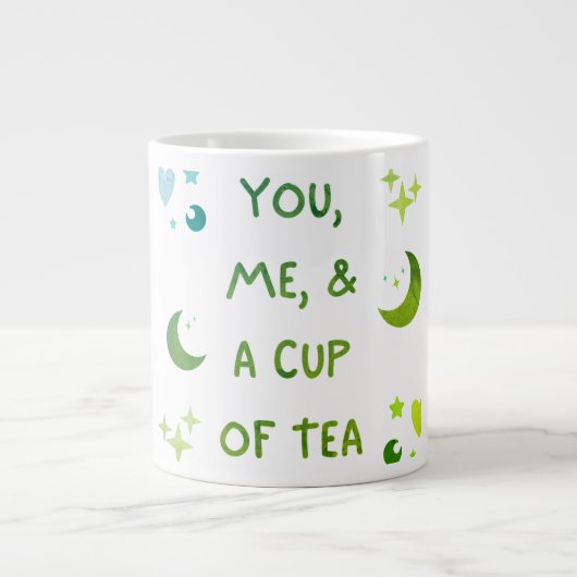 Das Design einer Tasse Tee-Tasse (Vorderseite)