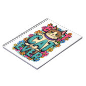 Das Design für Katzenliebhaber ist sehr charmant Notizblock (Linke Seite)