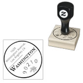 Das Design ist einfach und sauber für die Briefmar Gummistempel (Stempel)