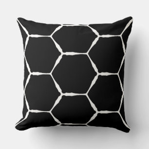 Das Design-Muster der weißen Hexagon-Draht Kissen