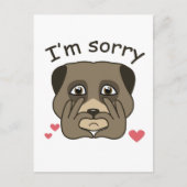 Das Design tut mir leid Postkarte (Vorderseite)