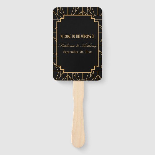 Das Design und das Design der Schwarzen Kunst Fächer (Vorderseite)