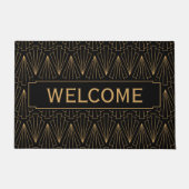 Das Design und das Design der Schwarzen Kunst Fußmatte (Vorderseite)