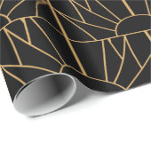 Das Design und das Design der Schwarzen Kunst Geschenkpapier (Rolleneckpunkt)