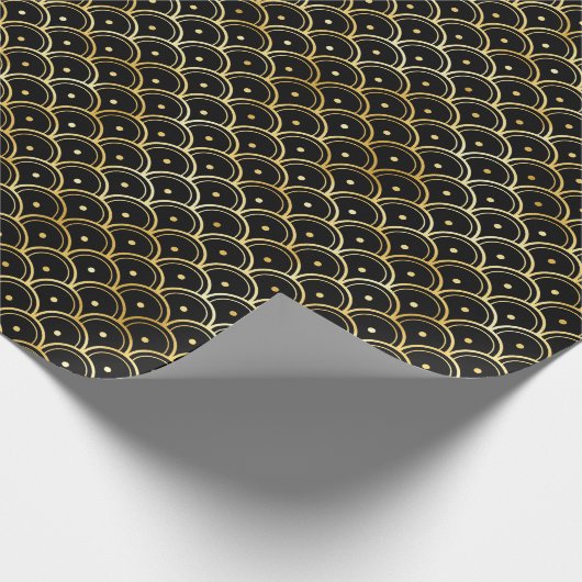 Das Design und das Design der Schwarzen Kunst Geschenkpapier (Ecke)