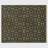 Das Design und das Design der Schwarzen Kunst Geschenkpapier (Flach)