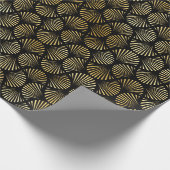 Das Design und das Design der Schwarzen Kunst Geschenkpapier (Ecke)