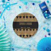 Das Design und das Design der Schwarzen Kunst Pappteller (Party)