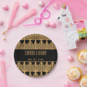 Das Design und das Design der Schwarzen Kunst Pappteller (Party)