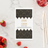 Das Design und das Design der Schwarzen Kunst Serviette (Beispiel)