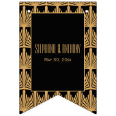 Das Design und das Design der Schwarzen Kunst Wimpelkette (Erste Fahne)