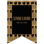 Das Design und das Design der Schwarzen Kunst Wimpelkette (Dritte Fahne)