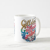 Das Design von Gilded Guffaws Galore Kaffeetasse (VorderseiteRechts)