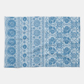 Das Design von Indigo Blue Floral Imitate ist indi Küchentuch (Horizontal)