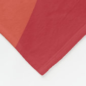 Das Design von mehrfarbigen Retrowellen Fleecedecke (Ecke)