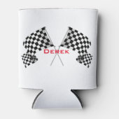 Das Design von überprüften Flags kann sich abkühle Dosenkühler (Vorderseite)