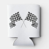 Das Design von überprüften Flags kann sich abkühle Dosenkühler (Rückseite)