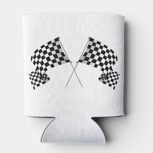 Das Design von überprüften Flags kann sich abkühle Dosenkühler (Rückseite)