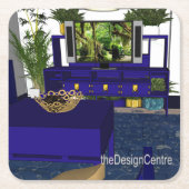 Das DesignCentre-Dekor Rechteckiger Pappuntersetzer (Vorderseite)