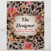 Das Designer Gedicht Personalisiertes Stationärpap (Vorderseite)