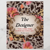 Das Designer Gedicht Personalisiertes Stationärpap (Vorderseite)