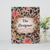 Das Designer Gedicht Personalisiertes Stationärpap (Stehend Vorderseite)