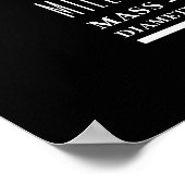 Das detaillierte Astronomiesymbol der Sonne Poster (Ecke)