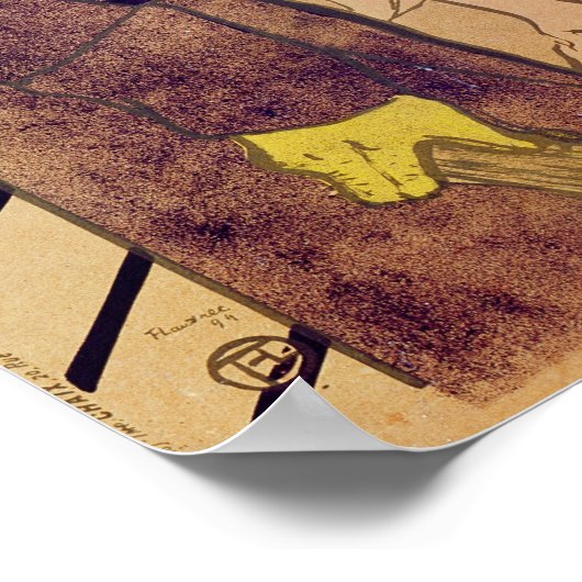 Das deutsche Babylon, 1894 Poster (Ecke)