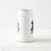 Das deutsche Drahthaar Pointer Bierglas (Mittel)