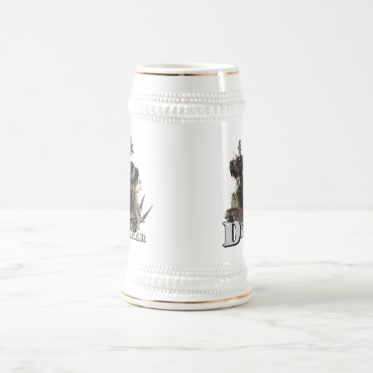 Das deutsche Drahthaar Pointer Bierglas (Mittel)