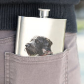 Das deutsche Drahthaar Pointer Flachmann (Beispiel)