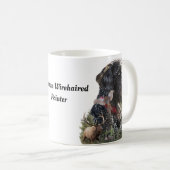 Das deutsche Drahthaar Pointer Kaffeetasse (VorderseiteRechts)