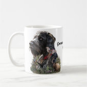 Das deutsche Drahthaar Pointer Kaffeetasse (Links)