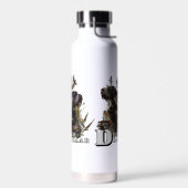 Das deutsche Drahthaar Pointer Trinkflasche (Links)