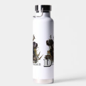 Das deutsche Drahthaar Pointer Trinkflasche (Rechts)