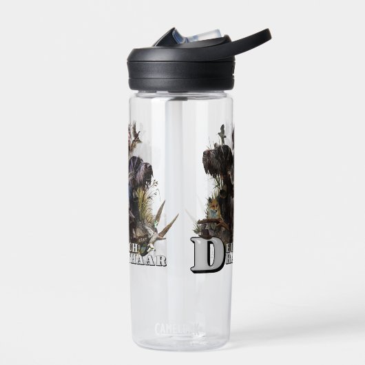 Das deutsche Drahthaar Pointer Trinkflasche (Links)