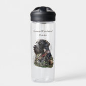 Das deutsche Drahthaar Pointer Trinkflasche (Vorderseite)