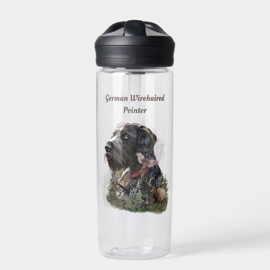 Das deutsche Drahthaar Pointer Trinkflasche (Vorderseite)