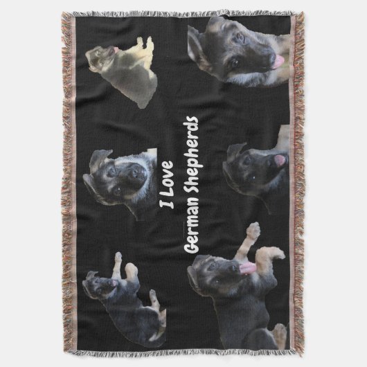 DAS DEUTSCHE SCHEPHERD wirft Keuchblanket Decke (Vorderseite Vertikal)