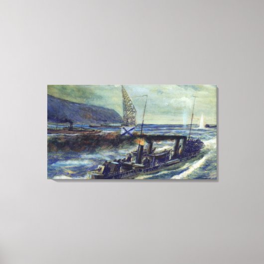 Das deutsche U-Boot U 56 wurde von Grozovoi gesunk Leinwanddruck (Vorderseite)