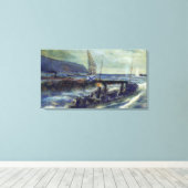 Das deutsche U-Boot U 56 wurde von Grozovoi gesunk Leinwanddruck (Insitu (Holzboden))