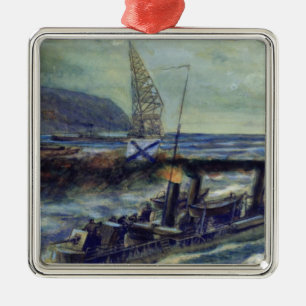 Das deutsche Uboot U 56 gesunken durch Grozovoi Ornament Aus Metall