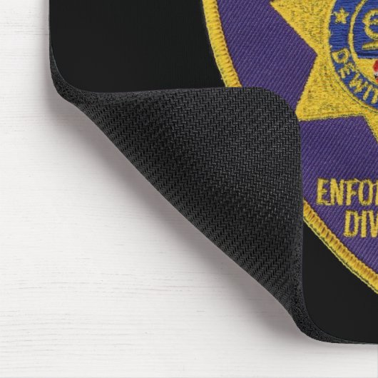 Das DeWitt County Sheriff-Abteilungs-Flecken Mousepad (Ecke)