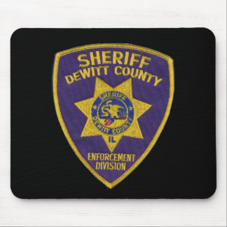 Das DeWitt County Sheriff-Abteilungs-Flecken Mousepad
