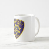 Das DeWitt County Sheriff-Tasse Kaffeetasse (VorderseiteRechts)