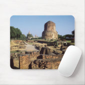 Das Dhamekh stupa, ANZEIGE c.500 Mousepad (Mit Mouse)