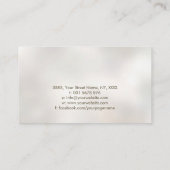 Das Dharma Wheel von Bodhi Visitenkarte (Rückseite)