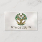 Das Dharma Wheel von Bodhi Visitenkarte (Vorderseite)