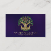 Das Dharma Wheel von Bodhi Visitenkarte (Vorderseite)