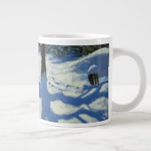 Das Dia im Winter Bourg St Moritz Jumbo-Tasse (Rechts)